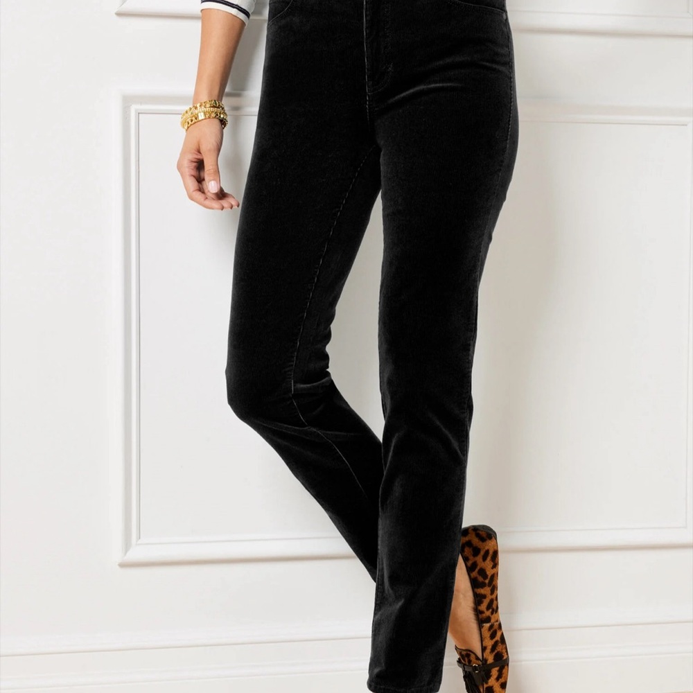 Corduroy Straight Leg Pant